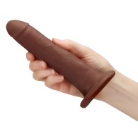 Cloud 9 Dual Density Real Touch Dildo - Brown
