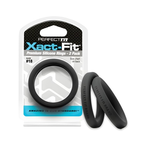Perfect Fit Xact Fit #18 - Black Pack of 2
