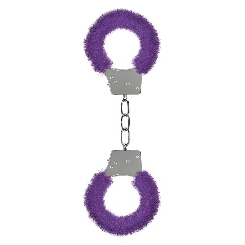 Ouch Beginner's Handcuffs Furry - Purple