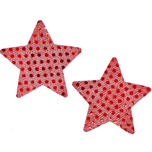 Pasties de Estrella de Secuencia Rojas