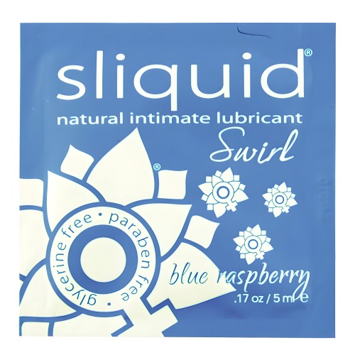 Sliquid Swirl Foil Packet-Blue Raspberry