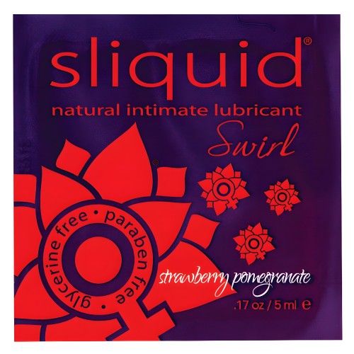 Sliquid Swirl Lubricant Pillow Strawberry Pomegranate