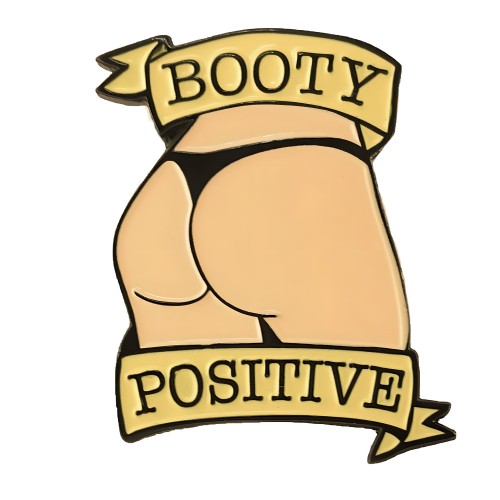 Pin Geeky & Kinky Booty Positive Vanilla Light