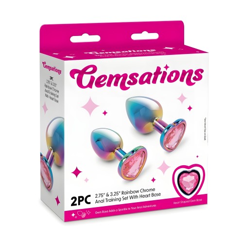 Gemsations Anal Training Set - Rainbow Chrome