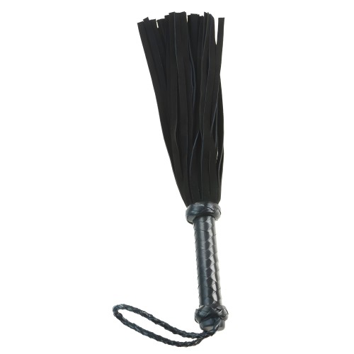 18" Mini Suede Tail Flogger - Black