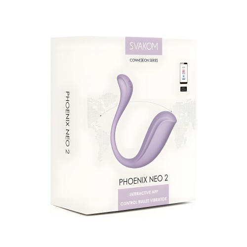 Vibrador Phoenix Neo 2 - Lila Pastel