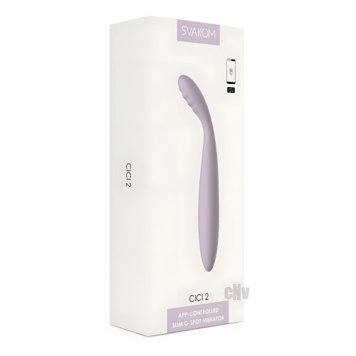 Svakom Cici 2 Lavender - App-Controlled Pleasure