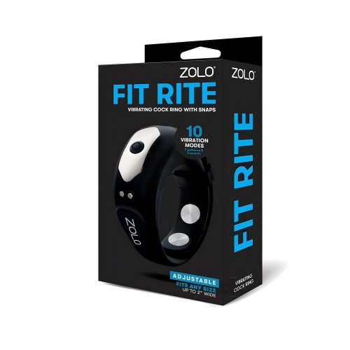 Zolo Fit Rite Adjustable Vibrating Cock Ring