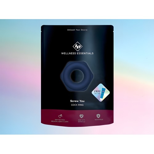 ID Lube Screw You Bolsa de Anillo para el Pene