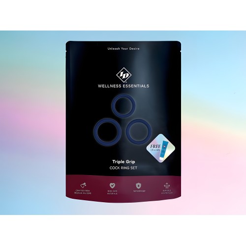 Triple Grip Cock Ring Set - Customizable Pleasure