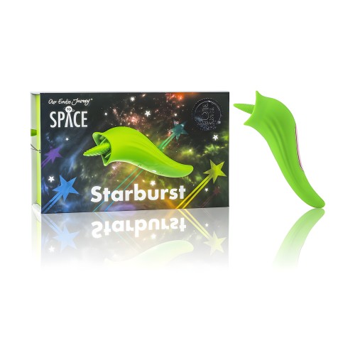 Space Starburst Neon Green Vibrator