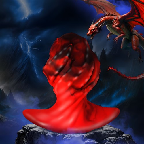 Creature Cock Dragonspawn Plug Lg Red