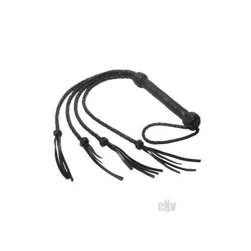 Látigo de Cuero de Cuatro Lazos Strict Leather