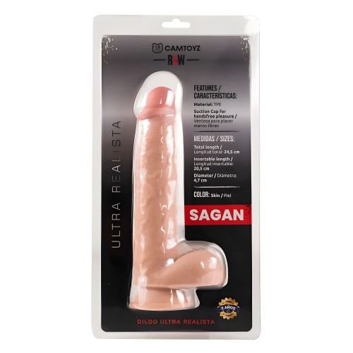 Dildo Ultra Realista Raw Sagan M
