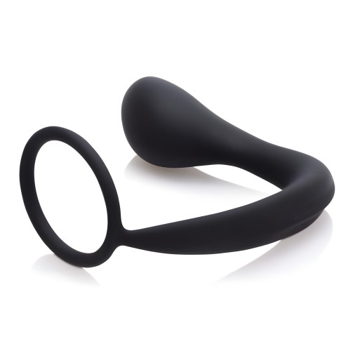 Explorer II Prostate Stimulator & Cock Ring Black