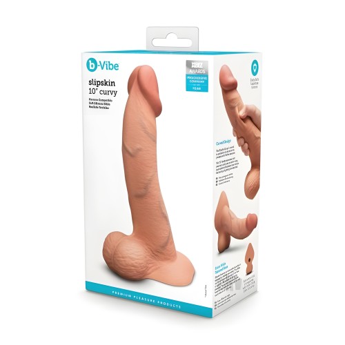 B-vibe Slipskin Dildo Curve 10 Moc