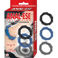 Anal-ese Collection Chainlink Cockrings