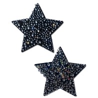 Pastease Crystal Black Nipple Pasties
