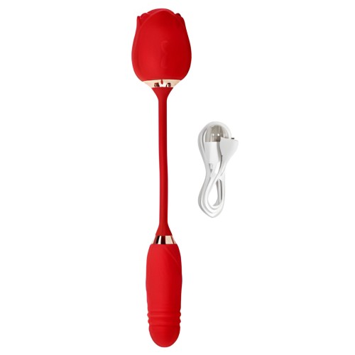 Cloud 9 Rose Plus with Thrusting Pleasure Stem