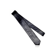 Corbata de Cuero Roja Prowler Negra