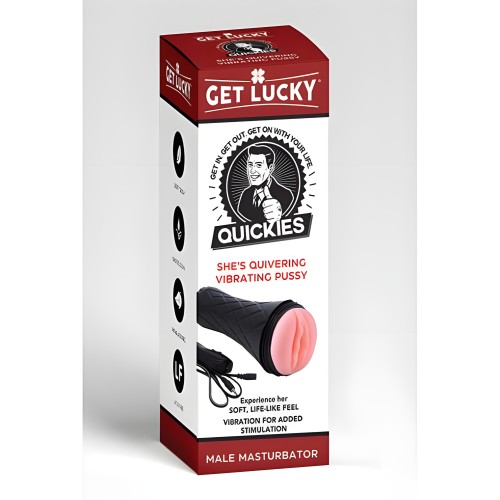 Get Lucky Quickies Vibrating Pussy Masturbator