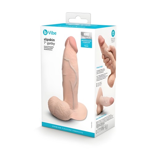 B-vibe Slipskin Dildo Girthy 7 Crm