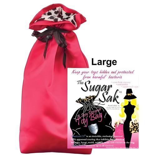 Sugar Sak Anti-Bacterial Toy Bag Large Pink
