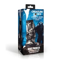 Aumento de Pene Creature Cocks Night Prowler de Silicona - Plata
