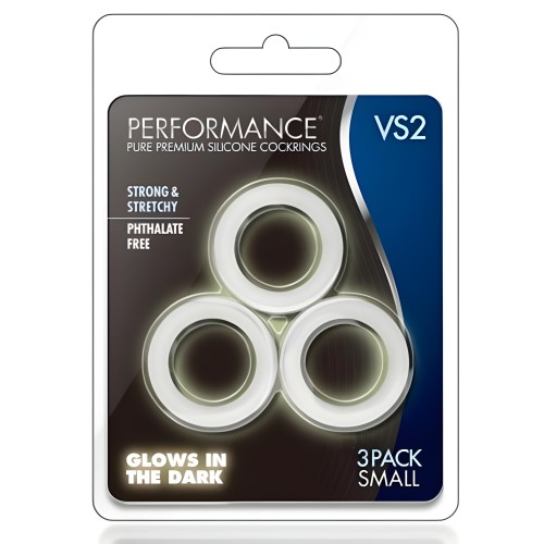 Set de 3 Anillos para el Pene de Silicona Performance VS2
