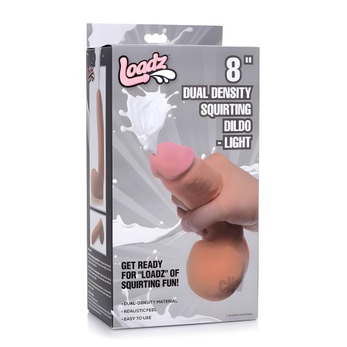 Dual Density Squirting Dildo 8.5 inches
