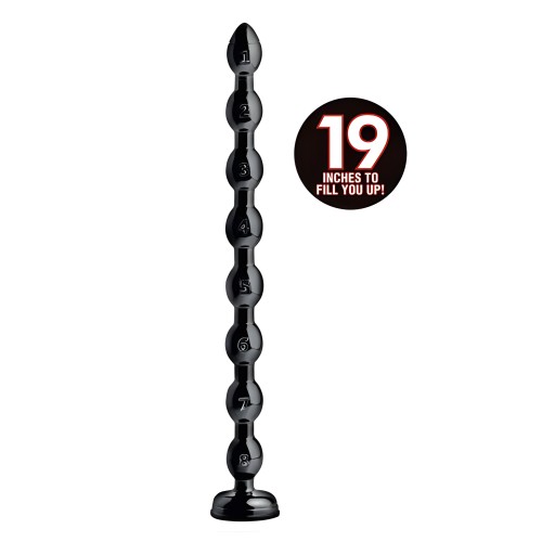 Hosed Beaded Anal Snake - 19 Inches