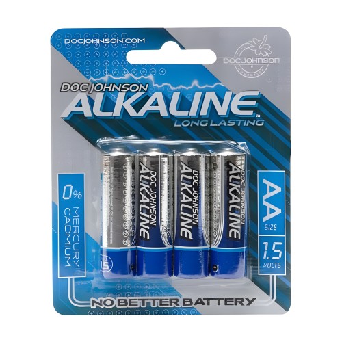 Doc Johnson Alkaline Batteries - 4 Pack AA