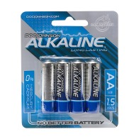 Doc Johnson Alkaline Batteries - 4 Pack AA