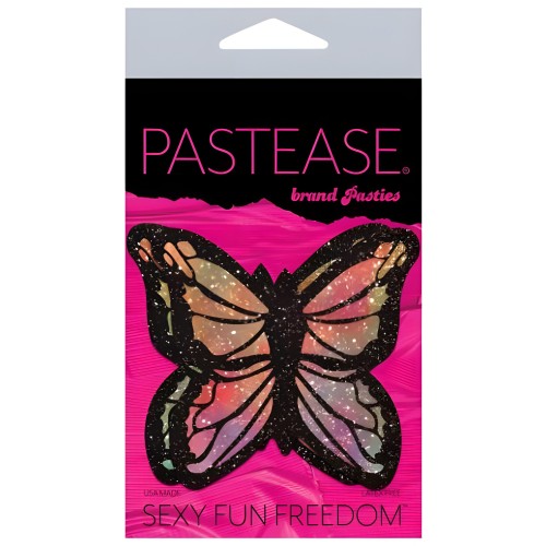 Pastease Monarch Glitter Pastel Rainbow Butterfly - Nipple Pasties
