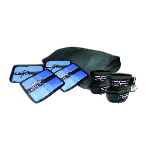 Bondage Bed Sheet - King Size Black