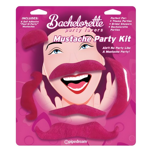 Kit de Fiesta de Bigotes - Rosa
