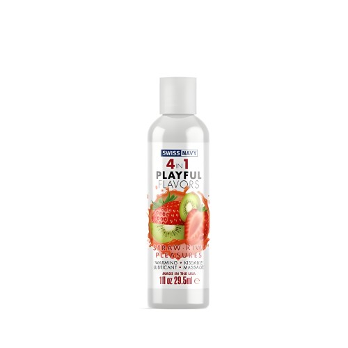 Swiss Navy 4 In 1 Strawberry Kiwi Lubricant