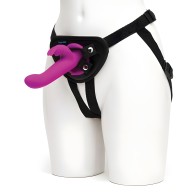 Lovehoney Happy Rabbit Vibrating Strap-On Harness Set - Purple