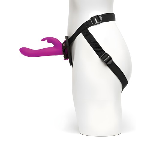 Lovehoney Happy Rabbit Vibrating Strap-On Harness Set - Purple