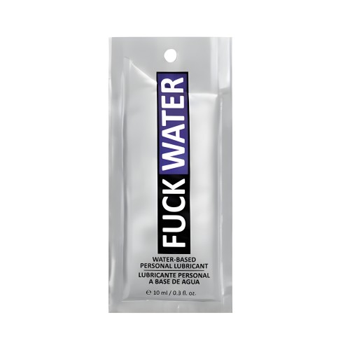 F*ck Water Water Based Lubricant Pillow Packs .3oz 100pcs