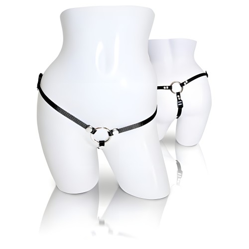 Bare As You Dare Strap-On Harness - Flexible Fun