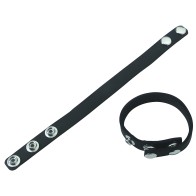 Original Oiltan Leather Cock Ring - Black