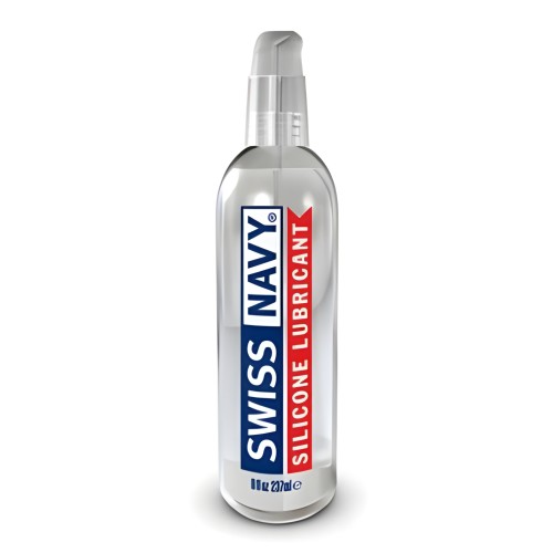 Swiss Navy 8oz Silicone Lube - Premium Quality