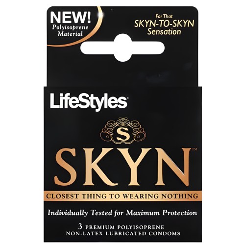 Lifestyles Skyn Non-Latex Condoms 3 Pack