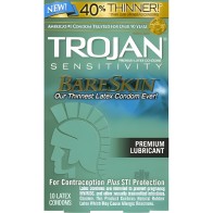 Condones Lubricados Trojan Bare Skin (10)