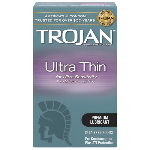 Trojan Sensitivity Ultra Thin Latex Condoms