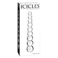 Perlas Anales de Vidrio Icicles No 2 Transparentes