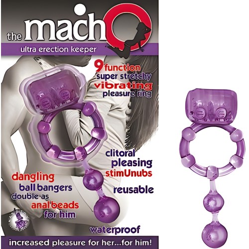 Anillo Cock Vibrante Macho Ultra Erection Keeper
