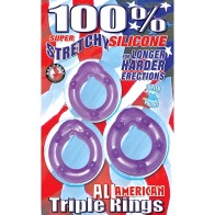 Anillos Triples All American - Mejora tu Placer