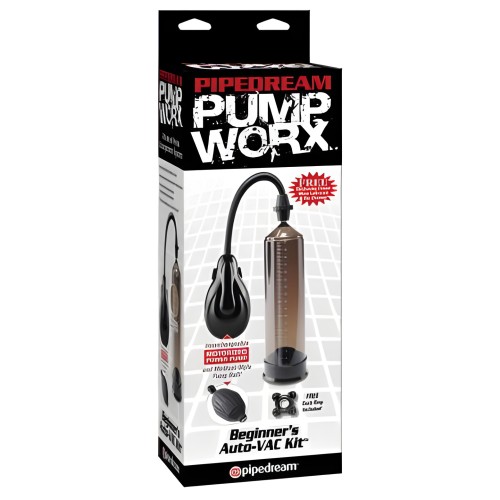 Pump Worx Kit Auto VAC para Principiantes - Agrandamiento Instantáneo